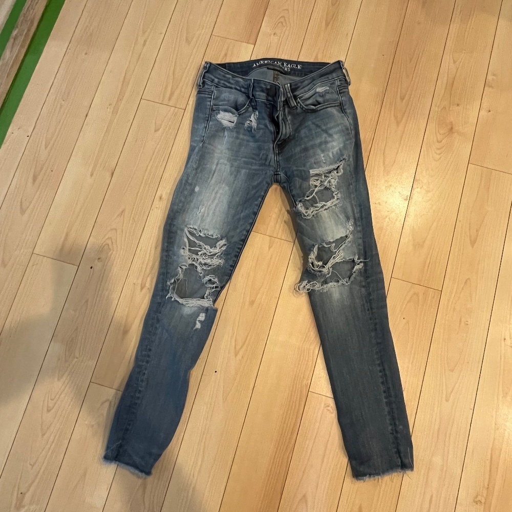 American Eagle super super stretch jeans